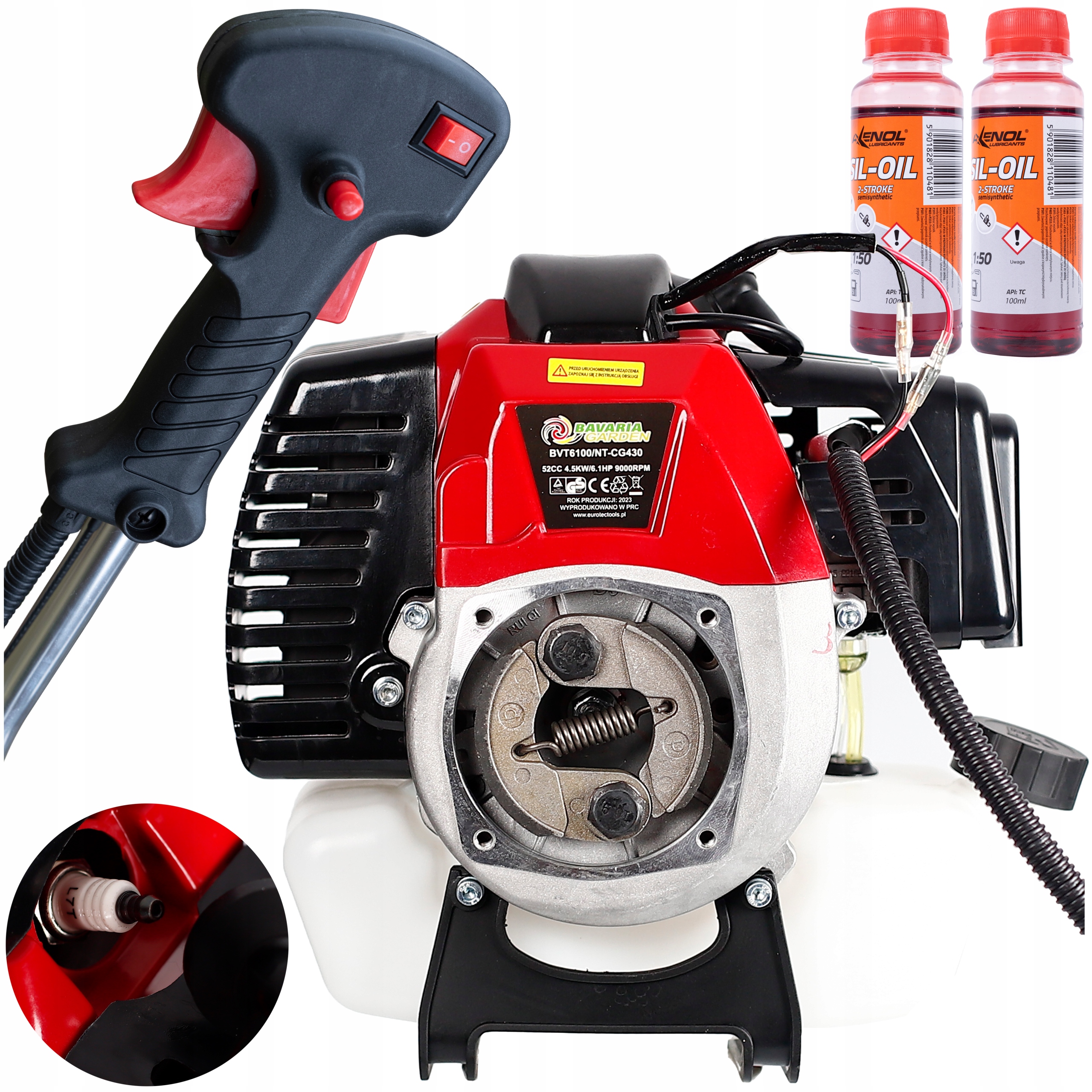 MOTOR NA KOSA BENZÍNOVÉ KEFOVÉ MASLO 6,1 HP